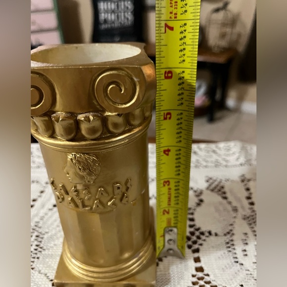 Vintage Las Vegas CEASARS PALACE Vase - Toothbrush Holder Candle Holder Planter - Picture 9 of 11